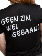 Black sport T-shirt: Geen zin, wel gegaan!