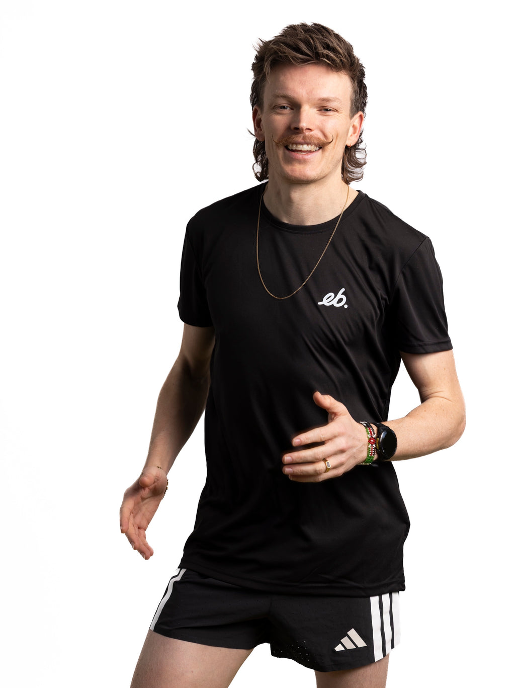 Black sport T-shirt: Geen zin, wel gegaan!