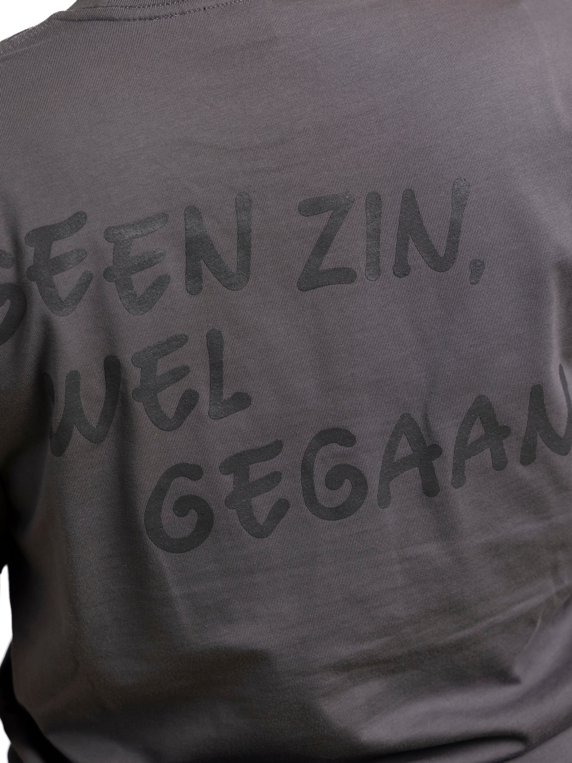 Shadow T-shirt: Geen zin, wel gegaan!