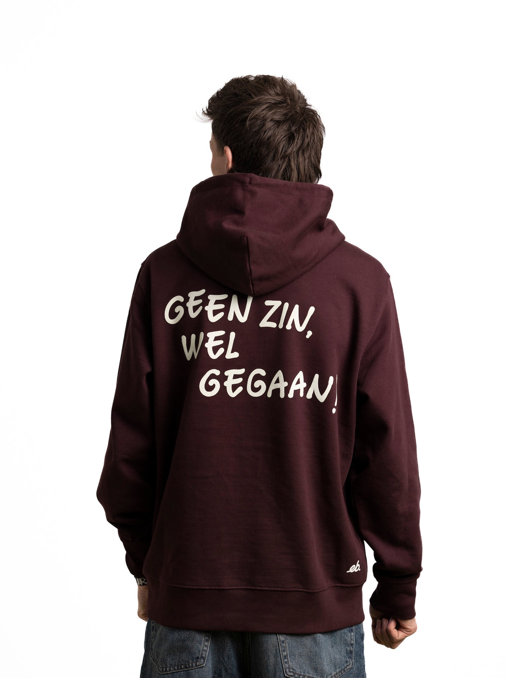 Red Brown eb. Hoodie Geen zin, wel gegaan!