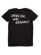 Black sport T-shirt: Geen zin, wel gegaan!