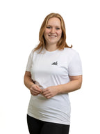 Wit sport T-shirt: Geen zin, wel gegaan!