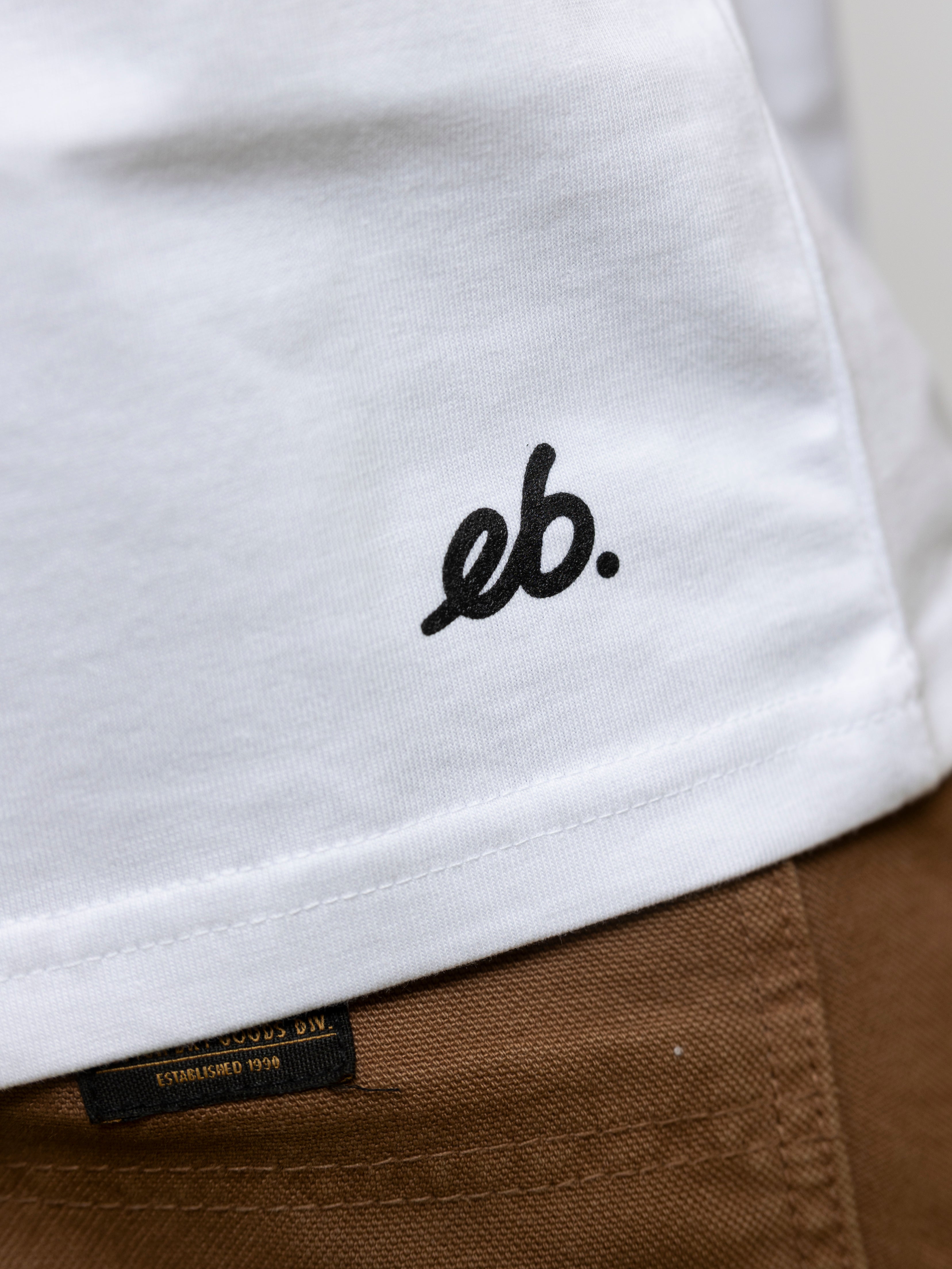 Wit T-shirt: Geen zin, wel gegaan!