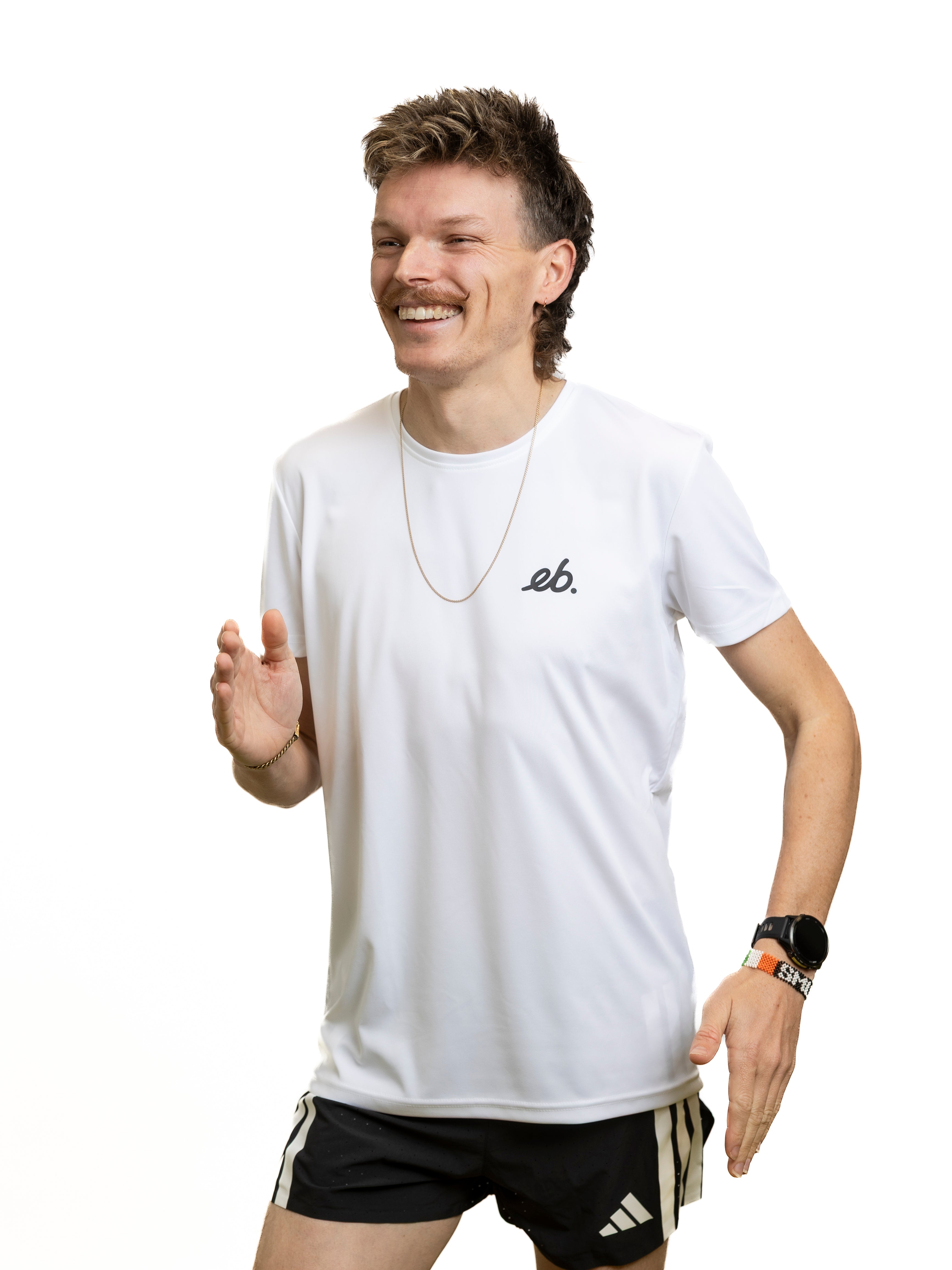 Wit sport T-shirt: Geen zin, wel gegaan!