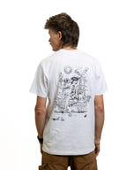 Wit T-shirt: Run by Emiel