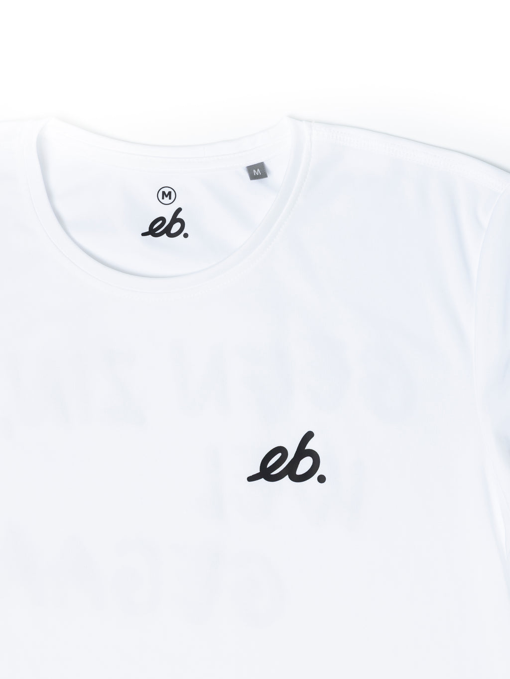 Wit sport T-shirt: Geen zin, wel gegaan!