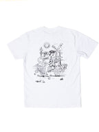 Wit T-shirt: Run by Emiel